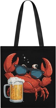 Generic Victorys Crab Ocean Animal Tote Bag for Women Men Shoulder Bags Purses Pouch Handbags