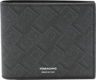 Ferragamo Black Logo Wallet