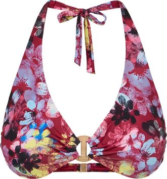 Iceberg Allover Prints Driehoek Bikini Top - Dames - Bikinis - Veelkleurig - L - Polyester - Badmode