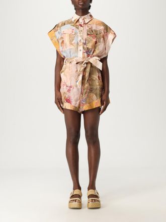 Zimmermann Tuta Zimmermann in lino con stampa floreale