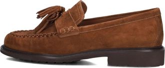 Stefano Lauran Bruine Su&egrave;de Loafers voor Herfst/Winter - Dames - Loafers - Bruin - 38 EU - Su&egrave;de - Schoenen