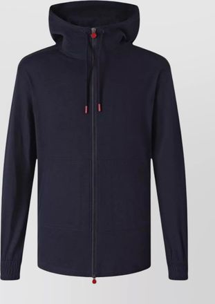 Kiton hooded sweatshirt with drawstring and cuffs