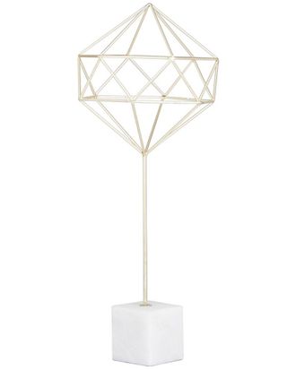 CosmoLiving by Cosmopolitan Cosmoliving By Cosmopolitan Marble Contemporary Tabletop Decor