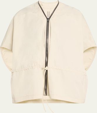 Rick Owens Drawstring Waist Sail Jacket