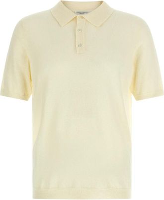 Roberto Collina Spongy Cotton Polo Shirt - Heren - Polos - Beige - XL - Katoen - Tops