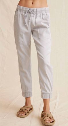 Bella Dahl Chelsea Pocket Jogger In Foggy Sky