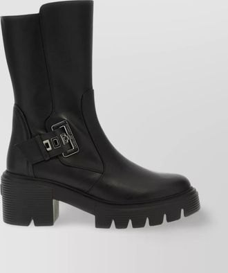 Stuart Weitzman leather soho boots