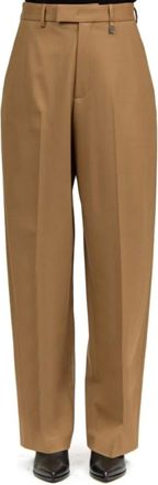 Giuseppe Di Morabito Dames, Broeken, Bruin, Maat: 2XS Wol