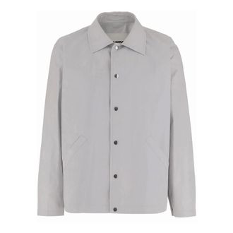 Jil Sander Heren, Overhemden, Grijs, Maat: XL Katoen
