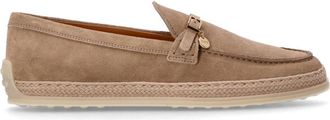 Tod's Brown Suede Loafers