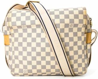 Louis Vuitton Vintage Cross Body Bags, unisex, White, ONE SIZE, Pre-owned Fabric Cross Body Bag