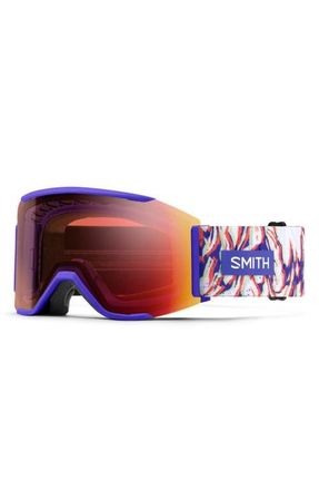 Smith Squad MAG Snow Goggles in Ultraviolet Peaking /Red at Nordstrom