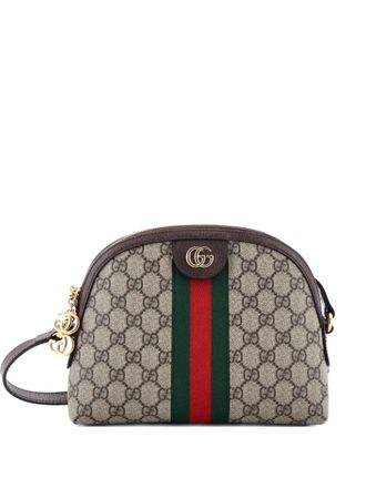 Gucci Ophidia Dome GG Coated Canvas Small shoulder bag - Marrone