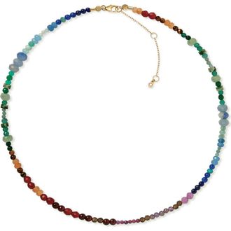 Astley Clarke Second Chance Rainbow Gemstone Necklace at Nordstrom, Size 18