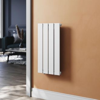 Elegant Lighting Radiadores De Agua Caliente 600 X 311 Mm,radiador De Sal&oacute;n Potencia 222w,monocapa Vertical,conexiones Centrales G 1/2 - Blanco - Elegant