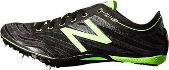 New Balance Mens Track Spike Shoes In Black/fluorescent Green