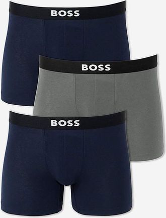 HUGO BOSS 3 Pack Boxer Brief- Navy/Grey