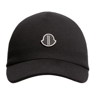 Moncler Caps, male, Black, Size: ONE SIZE Cotton Baseball Cap