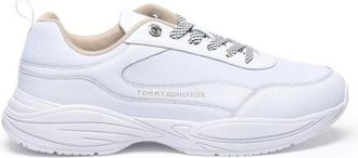 Tommy Hilfiger Chunky Runner - Dames - Sneakers - Wit - 42 EU - Polyester - Schoenen
