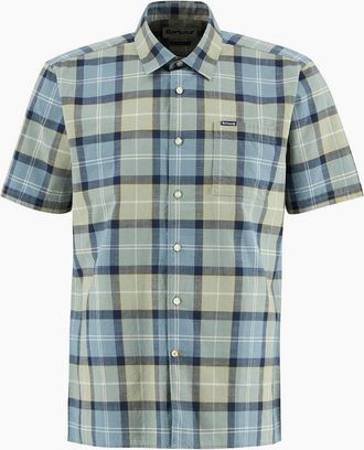 Barbour Mens Barbour Gordon Summer Fit Shirt TN37 Highland Loch Tartan - Size: 44/Regular