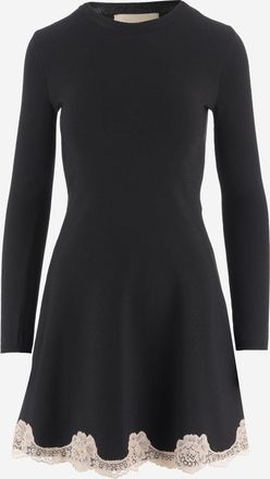 Valentino Womens Dress Viscose Blend Black