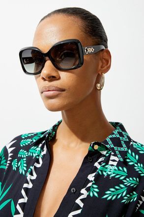 Karen Millen Gold Detail Sunglasses