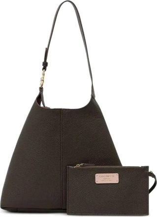 Coccinelle Bolso de mano de piel granulada - Bags - Mujer - Verde - ONE SIZE