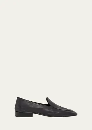 Dries Van Noten Mens Soft Vegan Leather Loafers
