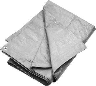 vidaXL Lona Hdpe Gris 180 G/m&sup2; 8x8 M Vidaxl