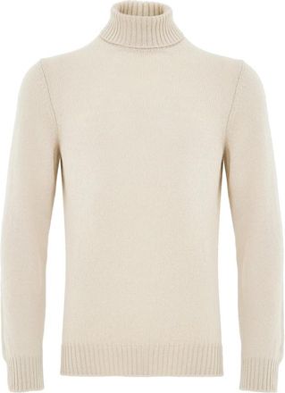 Gran Sasso Maglione Dolcevita - Heren - Coltruien - Beige - 3XL - Wol - Truien & Vesten