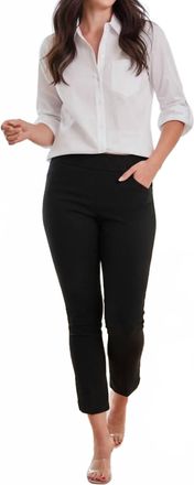 Tribal Flatten It Pull-On Ankle Pants In Black