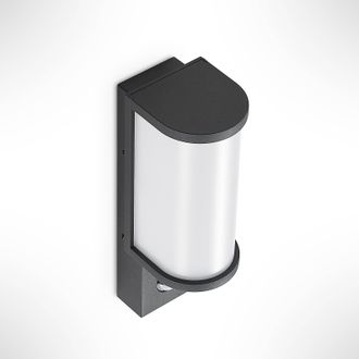Lucande Lucande - L&aacute;mpara De Pared Led Exterior jokum En Gris Aluminio
