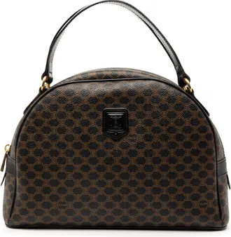 Celine Louis Vuitton Coated Canvas Macadam Dome Bag