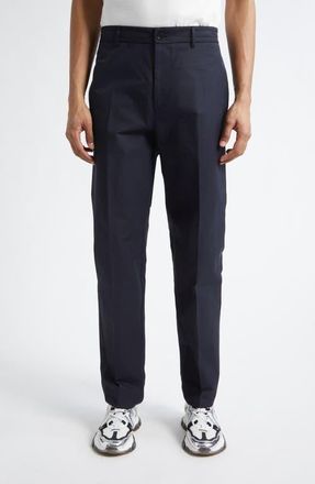 Moncler Slim Leg Sport Pants in Navy Blue at Nordstrom, Size 32 Us