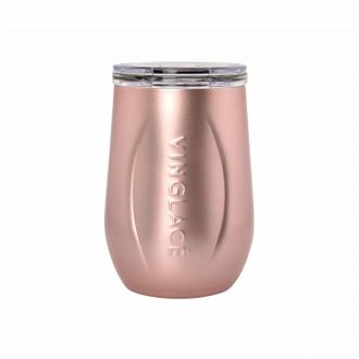 Vinglac&eacute; Stemless Wine Glass In Rose Gold
