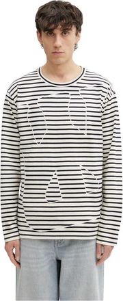 Wales Bonner Crown Longsleeve - Heren - Longsleeves - Veelkleurig - L - Katoen - Tops