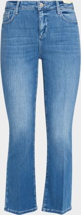 L'agence Tati High-Rise Crop Micro Bootcut Jeans