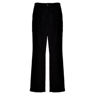 Moncler Elasticated-waistband Corduroy Trousers - male - Moncler - Wide Trousers - Black - XL - Trousers