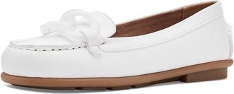 Aerosoles Wysteria Womens Flat Shoes Bright White : 8.5 B - Medium, Faux Leather