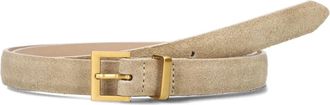 Notre-V Suede Tulia Riem - Dames - Riemen - Beige - 105 CM - Wol - Accessoires
