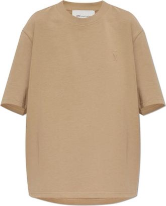 Ami Mujer, Camisetas, Beige, Talla: 2XS