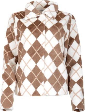 Maicazz Jas Bolano Fa22.10.205 2207 Diamond PRT - Dames - Jassen - Beige - Maat: M
