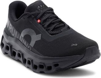 On Cloudmonster 1 Running Shoe in Black/Black at Nordstrom, Size 12.5