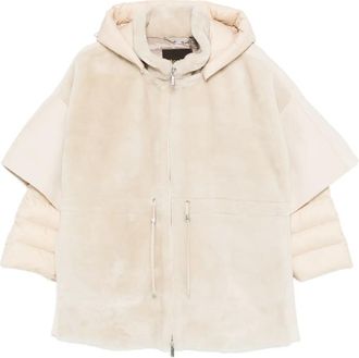 Moorer Cappotto con cappuccio - Toni neutri