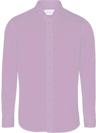 Baldessarini Orchid Petal Modern Tapijt - Heren - Casual Overhemden - Paars - 2XL - Overhemden