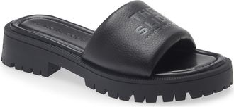 Marc Jacobs The Lug Slide Sandal in Black at Nordstrom, Size 11Us