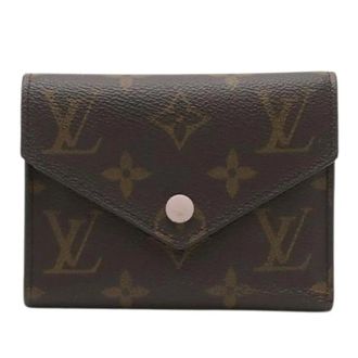 Louis Vuitton Pre-owned Wallets, female, Brown, Size: ONE SIZE Pre-owned Portefeuille Victorine Monogram Wallet