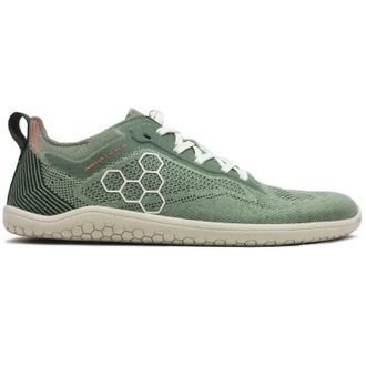 Vivobarefoot Primus Lite Knit Natural Textile Mens Running Trainers - Dusty Green - Size:UK 12