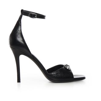 Balenciaga Schoenen, Dames, Zwart, 38 EU, Leer, City Uptown Sandal