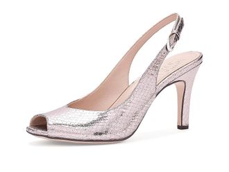 Naturalizer 27 Edit Alexa Womens Sandals Pewter Leather : 7.5 M (B)